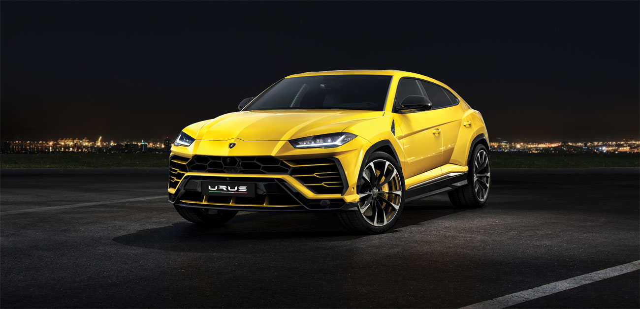 Peças Lamborghini - banner com componentes e manutenção de supercarros