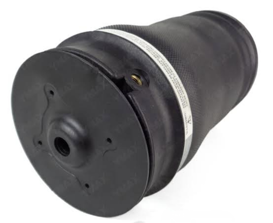 Mola pneumática Mercedes-Benz vista em detalhe