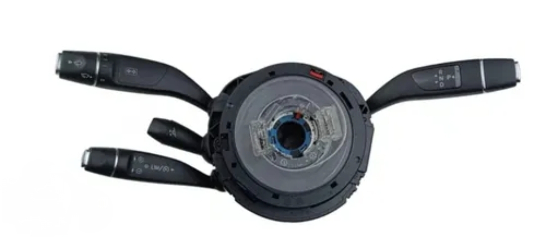 Módulo da coluna de direção Mercedes-Benz visto pela parte traseira