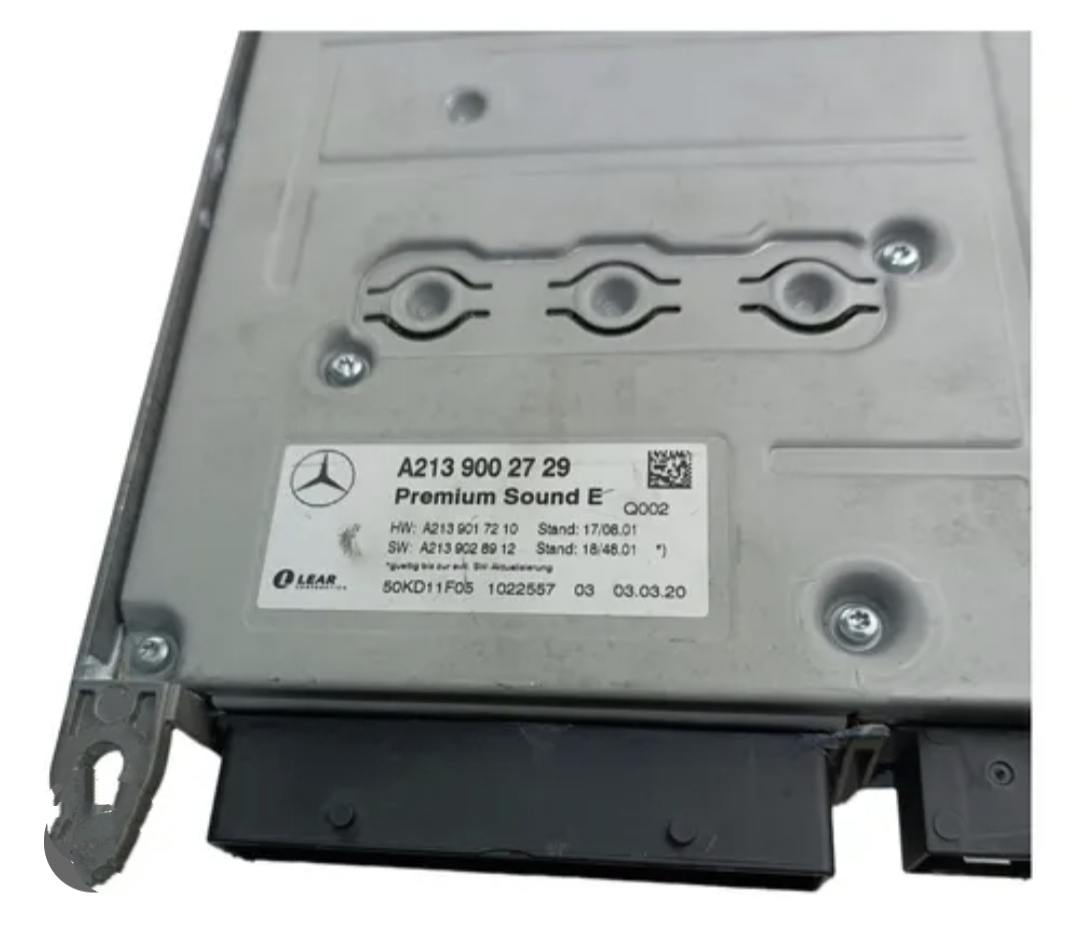 Módulo de som Mercedes-Benz Premium Sound com etiqueta original