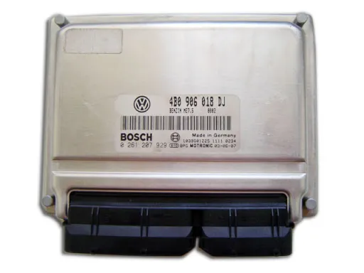Módulo de câmbio Audi Multitronic 01J TCU TCM em bancada de reparo avançado